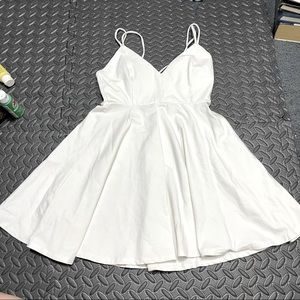 White Skater Dress